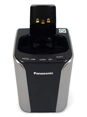 Panasonic Arc5 5-blade Electric Shaver cleaning unit