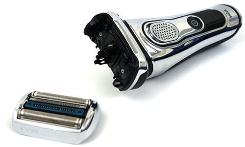 Braun Series 9 Electric Shaver with foil and cutter block removed
