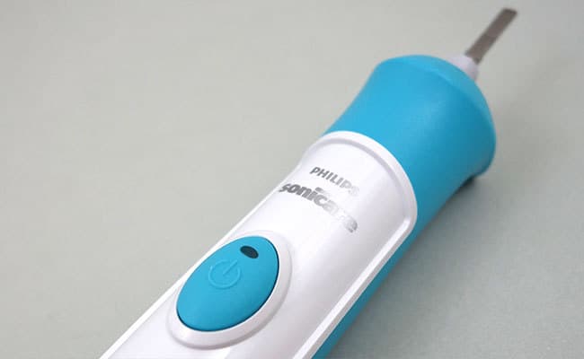 Philips Sonicare For Kids electric toothbrush power button
