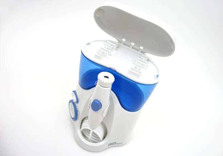 Waterpik Ultra Water Flosser Tip Storage holder with lid open