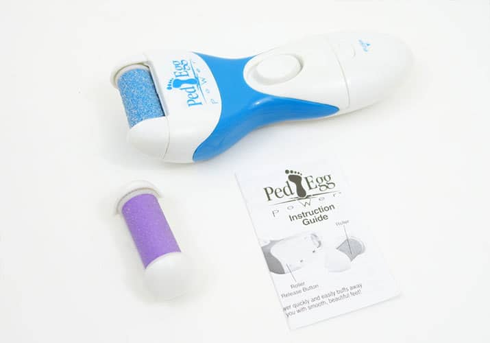 Ped Egg Power Electric Callus Remover and accessories that come in the box