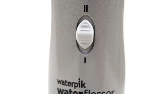 Waterpik Cordless Professional Water Flosser water pressure selector switch