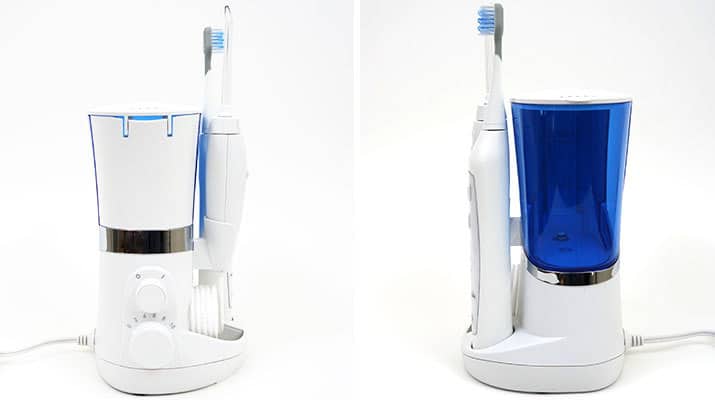 Waterpik Complete Care 5.0 water flosser left and right side photo