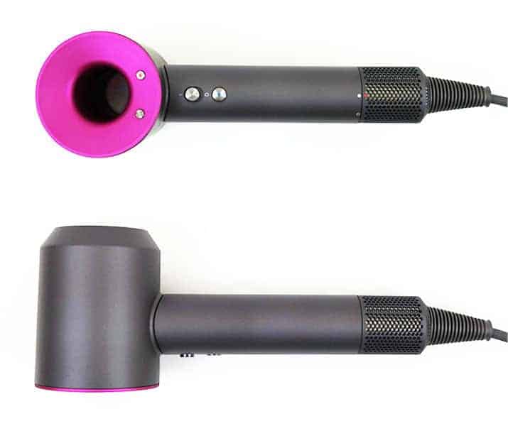 Dyson Supersonic hair Dryer front and side photo